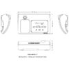 Microfon de conferinta tip delegat cu ecran OLED, interfata tactila si difuzor, digital, wireless 5G WiFi, pentru discutii, VIS-WDD-T, Vissonic 4