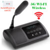 Microfon de conferinta pentru discutii si vot cu card IC tip presedinte cu ecran OLED, interfata tactila si difuzor, digital, wireless 5G WiFi, VIS-WVCIC-T, Vissonic 2