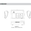 Microfon de conferinta pentru discutii si vot cu card IC tip presedinte cu ecran OLED, interfata tactila si difuzor, digital, wireless 5G WiFi, VIS-WVCIC-T, Vissonic 4