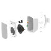 Difuzoare de perete (pereche) pentru adresare publica cu transformator 100V cu 2 cai, 16 W, 4″, alb, WALL-04T/WS, Monacor 2