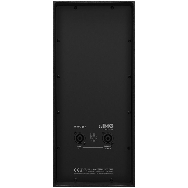 Difuzor full range profesional pentru adresare publica, 8 ohmi, cu 2 cai, 500 W, 15”, negru, WAVE-15P, IMG Stage Line 2 Difuzor full range profesional pentru adresare publica, 8 ohmi, cu 2 cai, 500 W, 15'', negru, WAVE-15P, IMG Stage Line - imagine 2