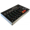 Sistem portabil de sonorizare si adresare publica cu 4 difuzoare active WAVE-15A IMG Stage Line si mixer ZZMX8L ZZIPP, cu player media încorporat USB/SD și Bluetooth, total putere 1600W 6
