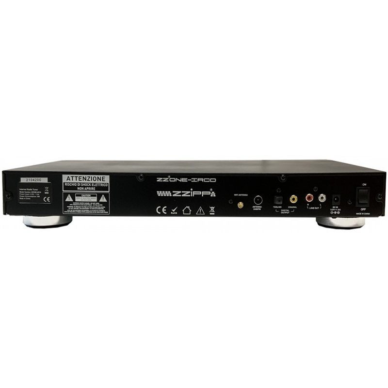 Player radio internet cu conectivitate wireless, FM/DAB+/Bluetooth, server UPnP/DLNA si CD player, ZZONE-IRCD, ZZIPP 2 Player radio internet cu conectivitate wireless, FM/DAB+/Bluetooth, server UPnP/DLNA si CD player, ZZONE-IRCD, ZZIPP - imagine 2