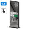 Infochioșc | display publicitar interactiv cu ecran tactil cu oglindă magică pentru semnalizare digitală, diagonala 43”/108 cm, rezolutie 4K UHD (3840 x 2160), luminozitate 450 (cd/m²), 24 / 7, Minerra Magic G43MT 1 Infochioșc cu ecran tactil 43 inch 4K UHD și oglindă magică – avisystems