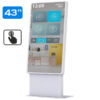 Infochioșc | display publicitar interactiv cu ecran tactil cu oglindă magică pentru semnalizare digitală, diagonala 43”/108 cm, rezolutie 4K UHD (3840 x 2160), luminozitate 450 (cd/m²), 24 / 7, Venus Magic G43VT 1 kiosk touchscreen 43 inch 4K cu oglindă digitală – avisystems