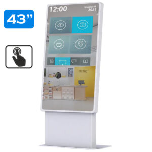 kiosk touchscreen 43 inch 4K cu oglindă digitală – avisystems
