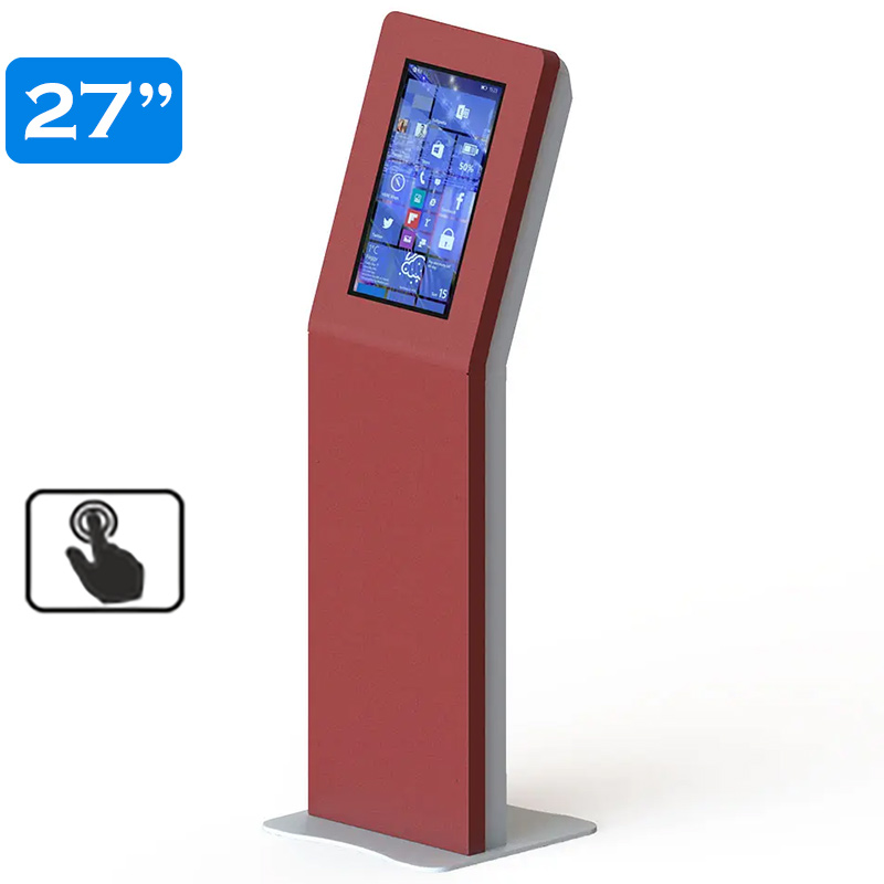 Infochioșc | display publicitar interactiv cu ecran tactil pentru semnalizare digitală, diagonala 27”/68 cm, rezolutie FullHD (1920 x 1080), luminozitate 450 (cd/m²), 24 / 7, Flora K27FV 2 Infochioșc | display publicitar interactiv cu ecran tactil pentru semnalizare digitală, diagonala 27''/68 cm, rezolutie FullHD (1920 x 1080), luminozitate 450 (cd/m²), 24 / 7, Flora K27FV - imagine 2