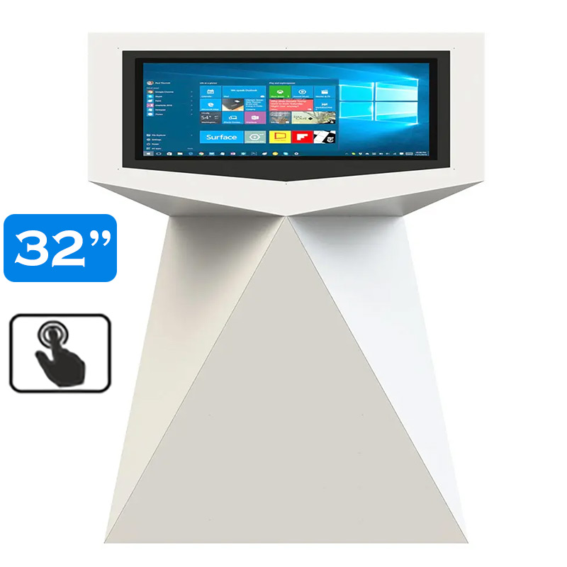 Infochioșc | display publicitar interactiv cu ecran tactil pentru semnalizare digitală, diagonala 32”/81 cm, rezolutie FullHD (1920 x 1080), luminozitate 450 (cd/m²), 24 / 7, Tierra K32TE 3 Infochioșc | display publicitar interactiv cu ecran tactil pentru semnalizare digitală, diagonala 32''/81 cm, rezolutie FullHD (1920 x 1080), luminozitate 450 (cd/m²), 24 / 7, Tierra K32TE - imagine 3
