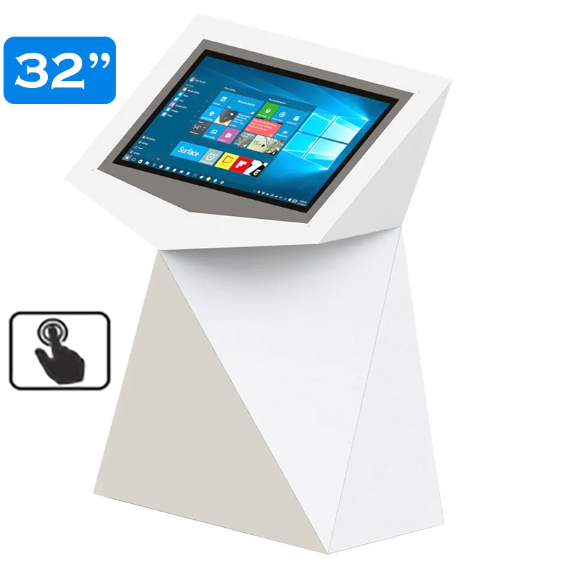 Infochioșc | display publicitar interactiv cu ecran tactil pentru semnalizare digitală, diagonala 32”/81 cm, rezolutie FullHD (1920 x 1080), luminozitate 450 (cd/m²), 24 / 7, Tierra K32TE 2 Infochioșc | display publicitar interactiv cu ecran tactil pentru semnalizare digitală, diagonala 32''/81 cm, rezolutie FullHD (1920 x 1080), luminozitate 450 (cd/m²), 24 / 7, Tierra K32TE - imagine 2