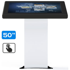 Infochioșc | display publicitar interactiv cu ecran tactil pentru semnalizare digitală, diagonala 50''/127 cm, rezolutie 4K UHD (3840 x 2160), luminozitate 450 (cd/m²), 24 / 7, Venera K50VN