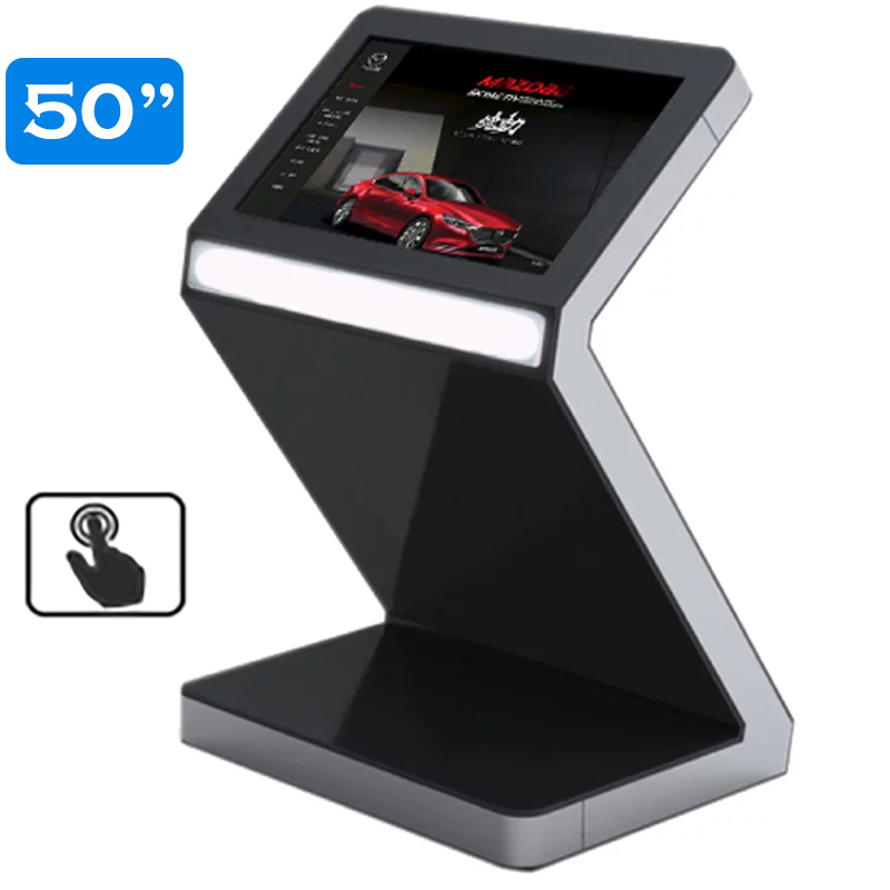 Infochioșc | display publicitar interactiv cu ecran tactil pentru semnalizare digitală, diagonala 50”/127 cm, rezolutie 4K UHD (3840 x 2160), luminozitate 450 (cd/m²), 24 / 7, Zeta K50ZE 2 Infochioșc | display publicitar interactiv cu ecran tactil pentru semnalizare digitală, diagonala 50''/127 cm, rezolutie 4K UHD (3840 x 2160), luminozitate 450 (cd/m²), 24 / 7, Zeta K50ZE - imagine 2