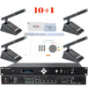 Pachet sistem de conferinta multimedia, cu DSP, digital cu fir, ecran cu touchscreen, pentru discutii si vot cu card IC, 10 delegati, 1 presedinte, functie de inregistrare audio USB, VIS-DMDIC-T, Vissonic 1 Sistem conferinta Vissonic pentru 10 delegati cu touchscreen si card IC