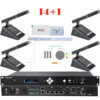 Pachet sistem de conferinta multimedia, cu DSP, digital cu fir, ecran cu touchscreen, pentru discutii si vot cu card IC, 14 delegati, 1 presedinte, functie de inregistrare audio USB, VIS-DMDIC-T, Vissonic 1 Sistem conferinta digital Vissonic cu 14 microfoane delegate