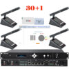 Pachet sistem de conferinta multimedia, cu DSP, digital cu fir, ecran cu touchscreen, pentru discutii si vot cu card IC, 30 delegati, 1 presedinte, functie de inregistrare audio USB, VIS-DMDIC-T, Vissonic 1 Sistem conferinta multimedia Vissonic cu touchscreen si 30 microfoane delegate