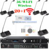 Pachet sistem de conferinta pentru discutii cu vot cu card IC, cu DSP, digital, wireless 5G WiFi, 20 delegati, 1 presedinte, functie de inregistrare audio USB, VIS-WVCIC/D-T, Vissonic 1 Sistem conferinta Vissonic wireless cu 20 delegati, touchscreen si vot