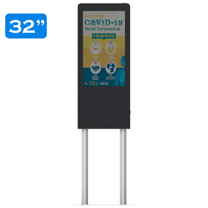 Infochioșc pentru semnalizare digitală, diagonala 32”/81 cm, rezolutie FullHD (1920 x 1080), luminozitate 500 (cd/m²), 24 / 7, Wi-fi si media player integrat, Klera T32KL 3 Infochioșc pentru semnalizare digitală, diagonala 32''/81 cm, rezolutie FullHD (1920 x 1080), luminozitate 500 (cd/m²), 24 / 7, Wi-fi si media player integrat, Klera T32KL - imagine 3