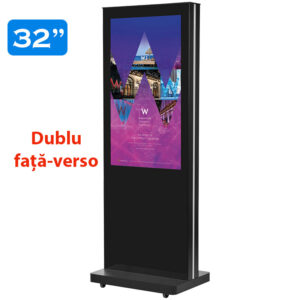 Infochioșc | display publicitar pentru semnalizare digitală dublu cu fata-verso, diagonala 32”/81 cm, rezolutie FullHD (1920 x 1080), luminozitate 450 (cd/m²), 24 / 7, Wi-fi si media player integrat, Lunos T32LU-D 1 Infochioșc | display publicitar pentru semnalizare digitală dublu cu fata-verso, diagonala 32''/81 cm, rezolutie FullHD (1920 x 1080), luminozitate 450 (cd/m²), 24 / 7, Wi-fi si media player integrat, Lunos T32LU-D