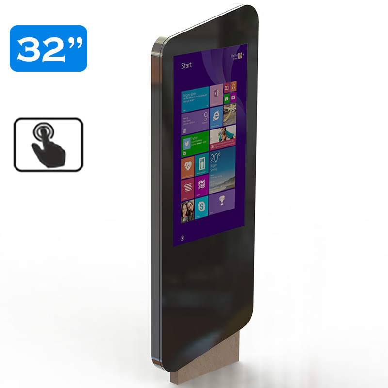 Infochioșc | display publicitar interactiv cu ecran tactil pentru semnalizare digitală, diagonala 32”/81 cm, rezolutie FullHD (1920 x 1080), luminozitate 450 (cd/m²), 24 / 7, Wi-fi si media player integrat, Terra T32TR-T 3 Infochioșc | display publicitar interactiv cu ecran tactil pentru semnalizare digitală, diagonala 32''/81 cm, rezolutie FullHD (1920 x 1080), luminozitate 450 (cd/m²), 24 / 7, Wi-fi si media player integrat, Terra T32TR-T - imagine 3
