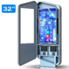Infochioșc | display publicitar pentru semnalizare digitală, diagonala 32”/81 cm, rezolutie FullHD (1920 x 1080), luminozitate 450 (cd/m²), 24 / 7, Wi-fi si media player integrat, Terra T32TR 4