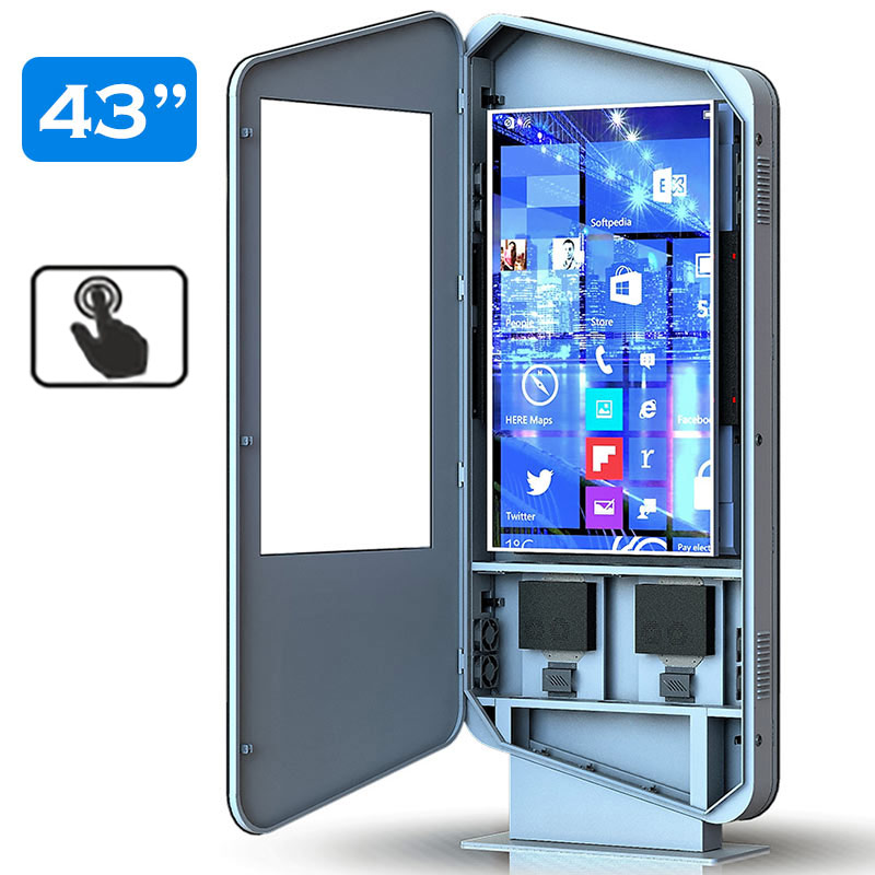 Infochioșc | display publicitar interactiv cu ecran tactil pentru semnalizare digitală, diagonala 43”/108 cm, rezolutie 4K UHD (3840 x 2160), luminozitate 450 (cd/m²), 24 / 7, Wi-fi si media player integrat, Terra T43TR-T 5 Infochioșc | display publicitar interactiv cu ecran tactil pentru semnalizare digitală, diagonala 43''/108 cm, rezolutie 4K UHD (3840 x 2160), luminozitate 450 (cd/m²), 24 / 7, Wi-fi si media player integrat, Terra T43TR-T - imagine 5