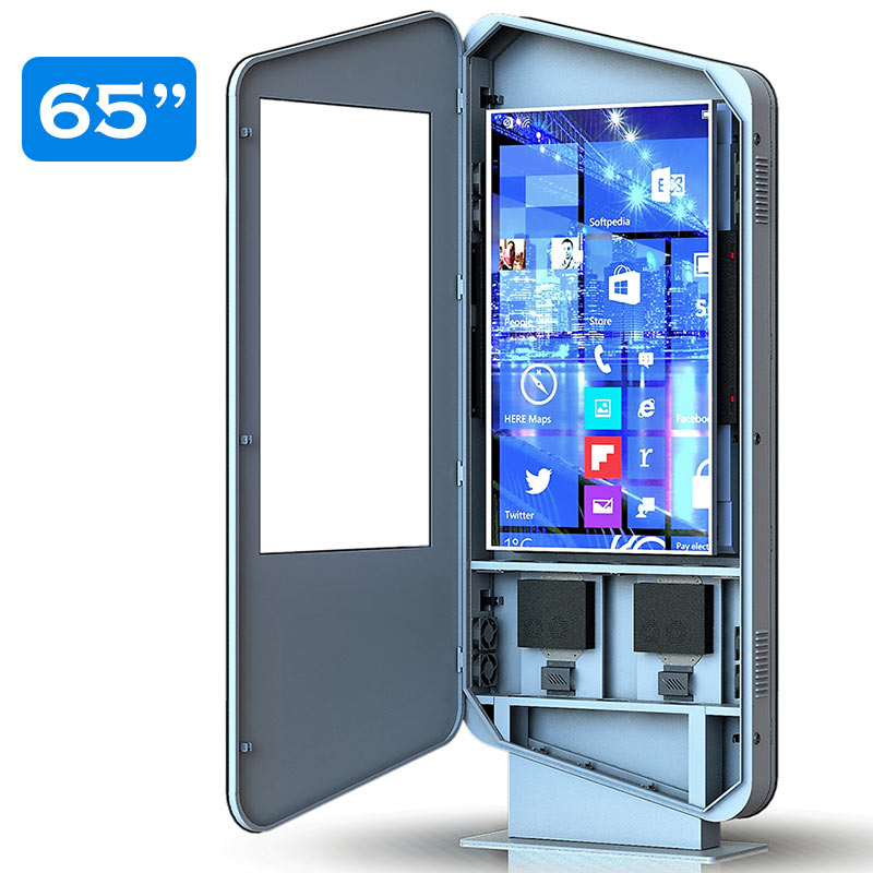 Infochioșc | display publicitar pentru semnalizare digitală, diagonala 65”/164 cm, rezolutie 4K UHD (3840 x 2160), luminozitate 450 (cd/m²), 24 / 7, Wi-fi si media player integrat, Terra T65TR 4 Infochioșc | display publicitar pentru semnalizare digitală, diagonala 65''/164 cm, rezolutie 4K UHD (3840 x 2160), luminozitate 450 (cd/m²), 24 / 7, Wi-fi si media player integrat, Terra T65TR - imagine 4