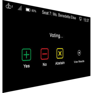 Software tip licenta de vot pentru microfon multtimedia, VIS-AVOT, Vissonic 1 Licenta software Vissonic pentru functie de vot microfon VIS-AVOT
