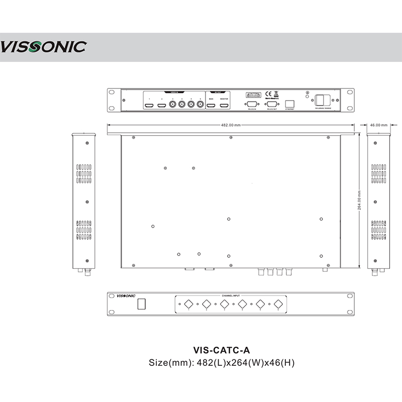 Procesor FullHD de urmărire automată a camerelor de conferinte, comutare perfectă fara cadre intrerupte, suportă 6 camere, intrari 2 x HDMI și 4 x SDI, iesiri 2 x HDMI, control IP, VIS-CATC-A, Vissonic 2 Procesor FullHD de urmărire automată a camerelor de conferinte, comutare perfectă fara cadre intrerupte, suportă 6 camere, intrari 2 x HDMI și 4 x SDI, iesiri 2 x HDMI, control IP, VIS-CATC-A, Vissonic - imagine 2
