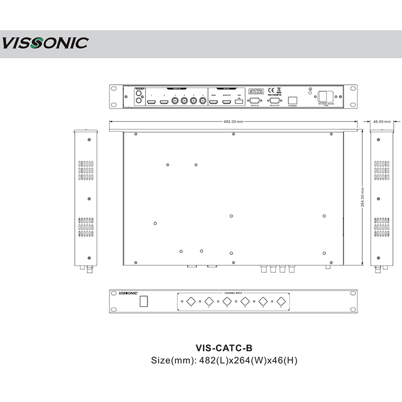 Procesor FullHD de urmărire automată a camerelor de conferinte cu functie de videoconferinta si vizualizare multipla, comutare perfectă fara cadre intrerupte, suportă 6 camere, intrari 2 x HDMI, 4 x SDI, iesiri 2 x HDMI si USB, control IP, VIS-CATC-B, Vissonic 4 Procesor FullHD de urmărire automată a camerelor de conferinte cu functie de videoconferinta si vizualizare multipla, comutare perfectă fara cadre intrerupte, suportă 6 camere, intrari 2 x HDMI, 4 x SDI, iesiri 2 x HDMI si USB, control IP, VIS-CATC-B, Vissonic - imagine 4
