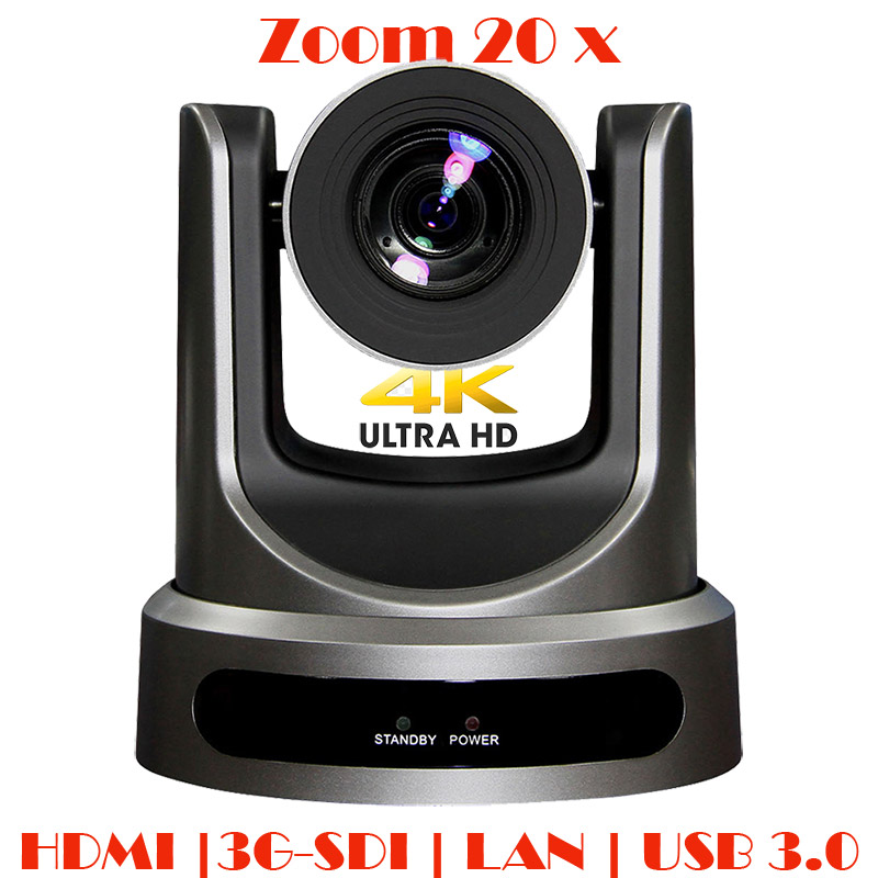 Camera de conferinta 4K cu urmarire automata a vorbitorului activ | auto-tracking, 20 x zoom optic, USB3.0, HDMI, 3G-SDI, LAN, VIS-CDC-20-4K, Vissonic 1 Camera de conferinta 4K cu urmarire automata a vorbitorului activ | auto-tracking, 20 x zoom optic, USB3.0, HDMI, 3G-SDI, LAN, VIS-CDC-20-4K, Vissonic