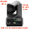 Camera de conferinta FullHD cu urmarire automata a vorbitorului activ | auto-tracking, 30 x zoom optic, USB3.0, HDMI, 3G-SDI, LAN, pregatita pentru software de videoconferinta Teams sau Zoom, VIS-CDC-H30, Vissonic 2