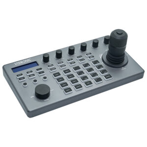Controler de cameră de precizie pentru camere de conferinta cu urmarire automata, suportă protocoalele PELCO-D, PELCO-P, VISCA prin IP, VIS-CKB2, Vissonic 1 Controler de cameră de precizie pentru camere de conferinta cu urmarire automata, suportă protocoalele PELCO-D, PELCO-P, VISCA prin IP, VIS-CKB2, Vissonic