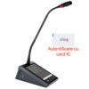Microfon multimedia de conferinta tip delegat sau presedinte cu card IC, ecran touchscreen 5″ si difuzor, digital cu fir, pentru discutii, VIS-DMDIC-T, Vissonic 2