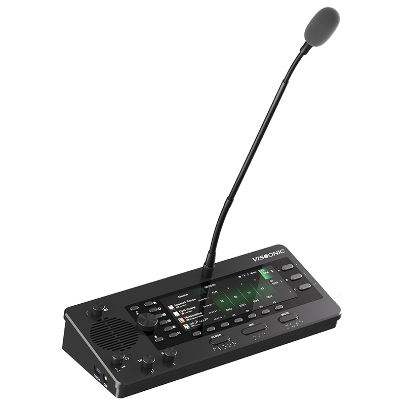Pupitru de interpretare complet digital cu 64 de canale si card IC, cu ecran LCD 6.8”, VIS-INT64-P, Vissonic 3 Pupitru de interpretare complet digital cu 64 de canale si card IC, cu ecran LCD 6.8'', VIS-INT64-P, Vissonic - imagine 3