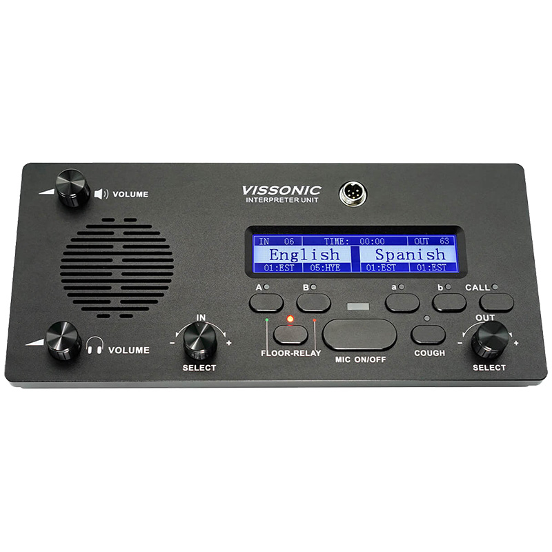 Pupitru de interpretare complet digital cu 64 de canale, VIS-INT64, Vissonic 1 Pupitru de interpretare complet digital cu 64 de canale, VIS-INT64, Vissonic