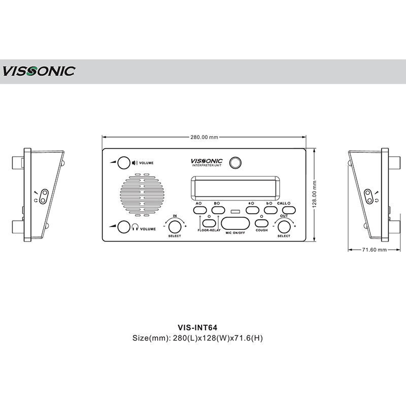 Pupitru de interpretare complet digital cu 64 de canale, VIS-INT64, Vissonic 4 Pupitru de interpretare complet digital cu 64 de canale, VIS-INT64, Vissonic - imagine 4