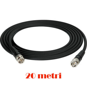 Cablu RG59 de 20 metri pentru conectarea radiatoarelor digitale cu infrarosu, conector BNC, VIS-LD20, Vissonic 1 Cablu RG59 de 20 metri pentru conectarea radiatoarelor digitale cu infrarosu, conector BNC, VIS-LD20, Vissonic