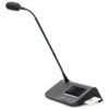 Microfon multimedia de conferinta tip delegat sau presedinte cu vot cu card IC, ecran touchscreen 4.3″ si difuzor, digital cu fir, pentru discutii, VIS-MAU-T, Vissonic 1
