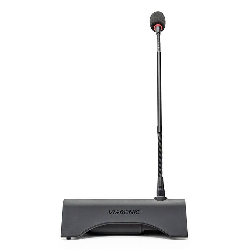 Microfon multimedia de conferinta tip delegat sau presedinte cu vot cu card IC, ecran touchscreen 4.3″ si difuzor, digital cu fir, pentru discutii, VIS-MAU-T, Vissonic 2 Microfon multimedia de conferinta tip delegat sau presedinte cu vot cu card IC, ecran touchscreen 4.3" si difuzor, digital cu fir, pentru discutii, VIS-MAU-T, Vissonic - imagine 2