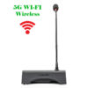 Microfon multimedia de conferinta tip delegat sau presedinte cu interpretare, vot si card IC, ecran touchscreen 4.3″ si difuzor, digital, wireless 5G WiFi, pentru discutii, VIS-MAW-T, Vissonic 4
