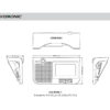 Microfon multimedia de conferinta tip delegat sau presedinte cu interpretare, vot si card IC, ecran touchscreen 4.3″ si difuzor, digital, wireless 5G WiFi, pentru discutii, VIS-MAW-T, Vissonic 3