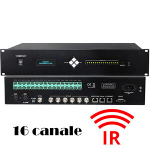 Transmițător digital cu infraroșu cu 16 canale pentru sistem de distributie | interpretariat lingvistic, VIS-VLI700A-16, Vissonic 1 Transmițător digital cu infraroșu cu 16 canale pentru sistem de distributie | interpretariat lingvistic, VIS-VLI700A-16, Vissonic
