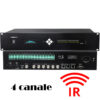 Transmițător digital cu infraroșu cu 4 canale pentru sistem de distributie | interpretariat lingvistic, VIS-VLI700A-4, Vissonic 1