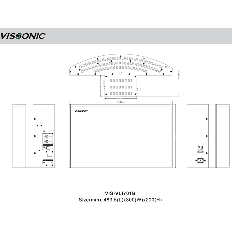 Radiator digital cu infraroșu 116W pentru sistem de distributie | interpretariat lingvistic, VIS-VLI701B, Vissonic 5 Radiator digital cu infraroșu 116W pentru sistem de distributie | interpretariat lingvistic, VIS-VLI701B, Vissonic - imagine 5