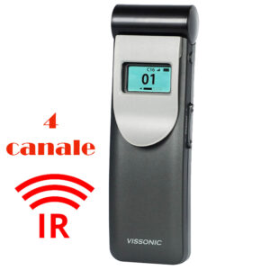 Receptor digital cu infraroșu cu 4 canale, cu afisaj LCD pentru canal, VIS-VLI703A-4, Vissonic 1 Receptor digital cu infraroșu cu 4 canale, cu afisaj LCD pentru canal, VIS-VLI703A-4, Vissonic