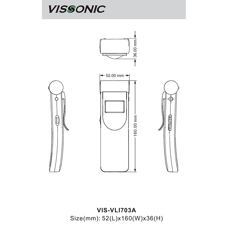 Receptor digital cu infraroșu cu 4 canale, cu afisaj LCD pentru canal, VIS-VLI703A-4, Vissonic 4 Receptor digital cu infraroșu cu 4 canale, cu afisaj LCD pentru canal, VIS-VLI703A-4, Vissonic - imagine 4