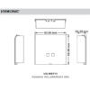 Baterie reîncărcabilă pentru unitatea wireless din seria MAW-T, 5000mAh, VIS-WBTY3, Vissonic 4