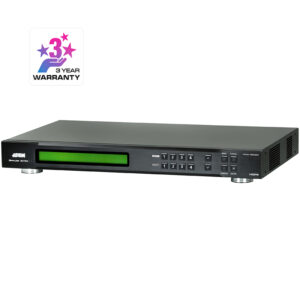 Comutator matrice HDMI 2.0 4×4 seamless, cu functie de videowall, cu scalator incorporat, rezolutie maxima 1080p (1920 x 1080), control IR, RS-232 si TCP/IP, telecomanda, Aten, VM5404H 1 Comutator matrice HDMI 2.0 4x4 seamless, cu functie de videowall, cu scalator incorporat, rezolutie maxima 1080p (1920 x 1080), control IR, RS-232 si TCP/IP, telecomanda, Aten, VM5404H