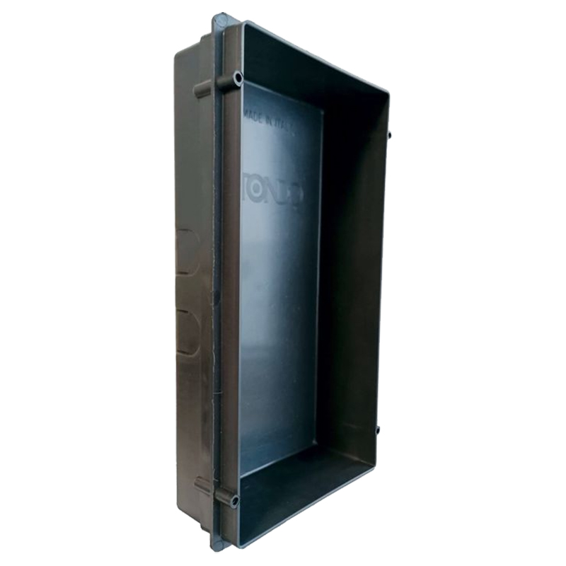 Cutie de perete neagră din termoplastic pentru difuzoare din seria Folio si Dimmi, CF2D, Tutondo 1 Cutie de perete neagră din termoplastic pentru difuzoare din seria Folio si Dimmi, CF2D, Tutondo