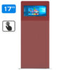 Infochioșc | display publicitar interactiv cu ecran tactil pentru semnalizare digitală, multimedia, diagonala 17”/43 cm, rezolutie WXGA (1280 x 1024), luminozitate 250 (cd/m²), 24 / 7, Flora K17F 1