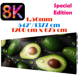 Ecran LED profesional 1200 cm x 675 cm, pixel pitch 1.56 mm, diagonala 542”/1377 cm, rezolutie 8K (7680 x 4320), luminozitate 800 nits, de interior, premium, cu led Nationstar